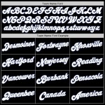 Custom Black White-Royal Authentic Baseball Jersey