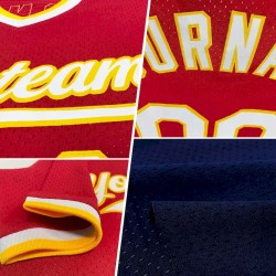 Custom Navy Vintage USA Flag-White Authentic Throwback Baseball Jersey Custom Navy Vintage USA Flag-White Authentic Throwback Baseball Jersey