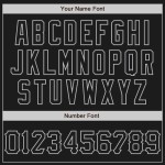 Custom Black Gray 3D Pattern Design Curve Lines Authentic Baseball Jersey Custom Black Gray 3D Pattern Design Curve Lines Authentic Baseball Jersey