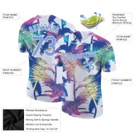 Custom 3D Pattern Design Hawaii Palm Trees Performance T-Shirt Custom 3D Pattern Design Hawaii Palm Trees Performance T-Shirt