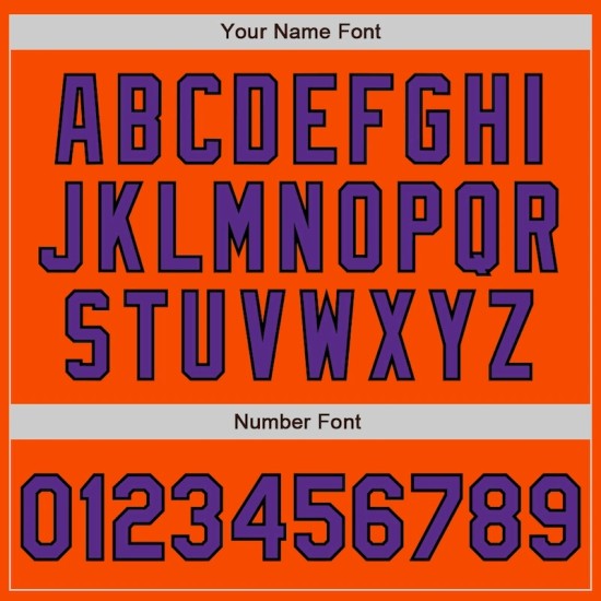 Custom Orange Purple-Black Bomber Full-Snap Varsity Letterman Jacket Custom Orange Purple-Black Bomber Full-Snap Varsity Letterman Jacket