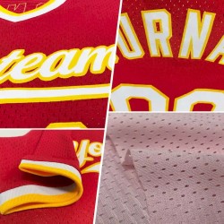 Custom Light Pink Green-White Authentic Throwback Baseball Jersey Custom Light Pink Green-White Authentic Throwback Baseball Jersey