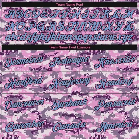 Custom Camo Pink-Light Blue Performance Salute To Service T-Shirt