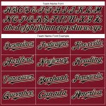 Custom Crimson Black-City Cream Authentic Baseball Jersey Custom Crimson Black-City Cream Authentic Baseball Jersey