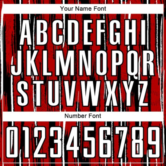 Custom Red White-Black Pinstripe Sublimation Soccer Uniform Jersey Custom Red White-Black Pinstripe Sublimation Soccer Uniform Jersey