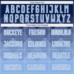 Custom Navy Light Blue-White Sublimation Soccer Uniform Jersey Custom Navy Light Blue-White Sublimation Soccer Uniform Jersey