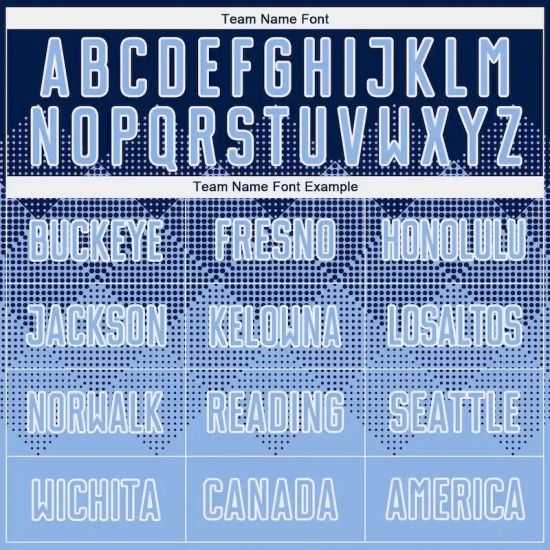 Custom Navy Light Blue-White Sublimation Soccer Uniform Jersey Custom Navy Light Blue-White Sublimation Soccer Uniform Jersey