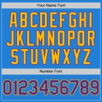 Custom Powder Blue Purple-Gold Bomber Full-Snap Varsity Letterman Two Tone Hoodie Jacket Custom Powder Blue Purple-Gold Bomber Full-Snap Varsity Letterman Two Tone Hoodie Jacket