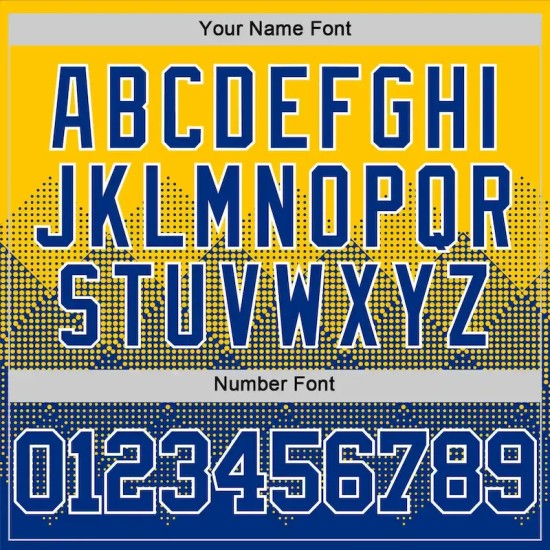 Custom Yellow Royal-White Gradient Square Shapes Round Neck Sublimation Basketball Suit Jersey Custom Yellow Royal-White Gradient Square Shapes Round Neck Sublimation Basketball Suit Jersey