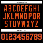 Custom Black Orange-Royal Authentic Throwback Basketball Jersey Custom Black Orange-Royal Authentic Throwback Basketball Jersey