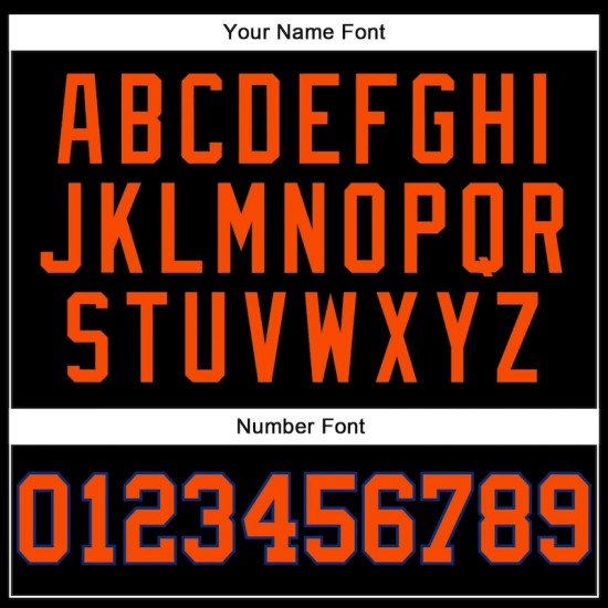 Custom Black Orange-Royal Authentic Throwback Basketball Jersey Custom Black Orange-Royal Authentic Throwback Basketball Jersey