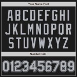 Custom Black Gray Authentic Baseball Jersey Custom Black Gray Authentic Baseball Jersey