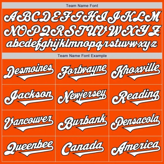 Custom Orange White-Black Authentic Two Tone Baseball Jersey Custom Orange White-Black Authentic Two Tone Baseball Jersey