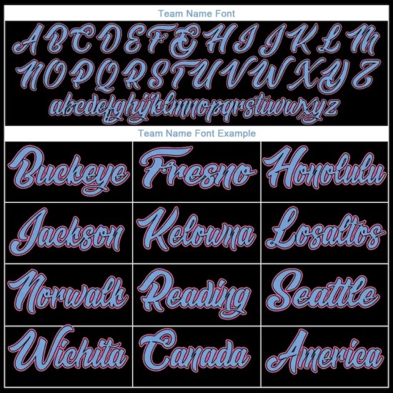 Custom Black Pink-Light Blue Authentic Baseball Jersey Custom Black Pink-Light Blue Authentic Baseball Jersey