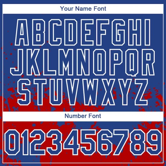 Custom Royal Red-White 3D Pattern Design Abstract Splash Grunge Art Authentic Baseball Jersey Custom Royal Red-White 3D Pattern Design Abstract Splash Grunge Art Authentic Baseball Jersey