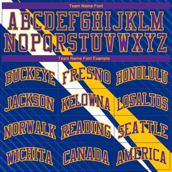 Custom Royal Purple-Yellow Diagonal Lines Round Neck Sublimation Basketball Suit Jersey Custom Royal Purple-Yellow Diagonal Lines Round Neck Sublimation Basketball Suit Jersey