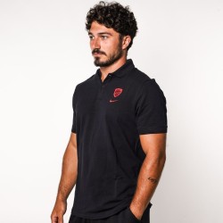 Polo piqué noir RCT Nike 25-26