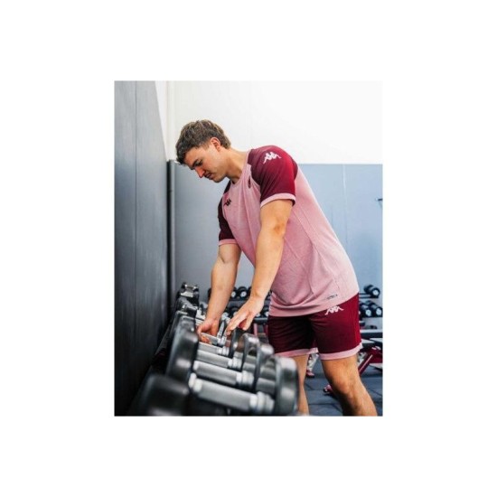 T-SHIRT ROSE TRAINING MOKIBA UBB - KAPPA