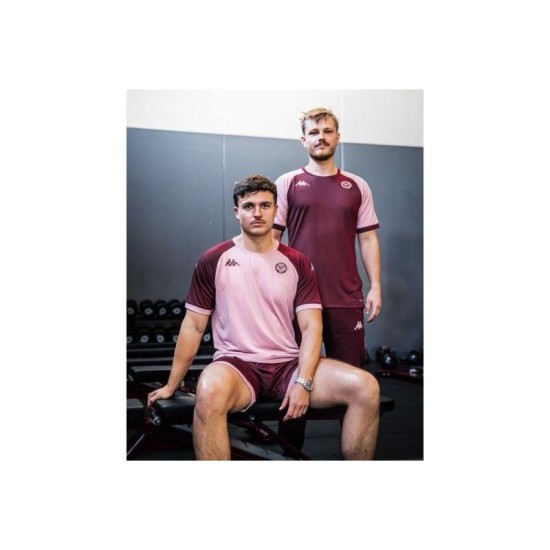 T-SHIRT ROSE TRAINING MOKIBA UBB - KAPPA