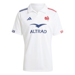 Maillot Exterieur XV de France FFR ADIDAS 2024/2025 blanc