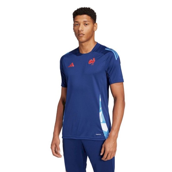 T-Shirt ADIDAS FFR Training 24/25 Bleu Homme