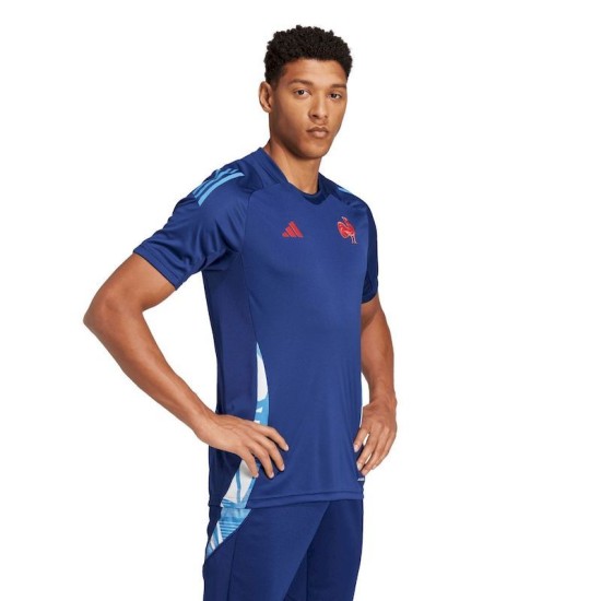 T-Shirt ADIDAS FFR Training 24/25 Bleu Homme