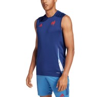 Débardeur ADIDAS FFR Training 24/25 Bleu Homme