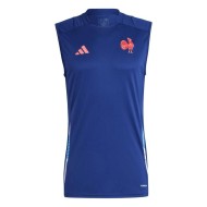 Débardeur ADIDAS FFR Training 24/25 Bleu Homme