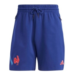 Short ADIDAS FFR Travel 24/25 Bleu Homme