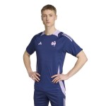 T-shirt ADIDAS FFR Training 25/26 Bleu Marine Homme