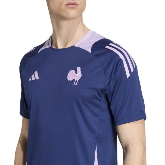 T-shirt ADIDAS FFR Training 25/26 Bleu Marine Homme